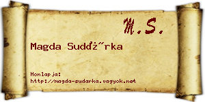 Magda Sudárka névjegykártya